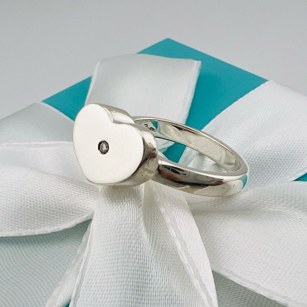Tiffany Paloma Picasso Heart Ring with Diamond